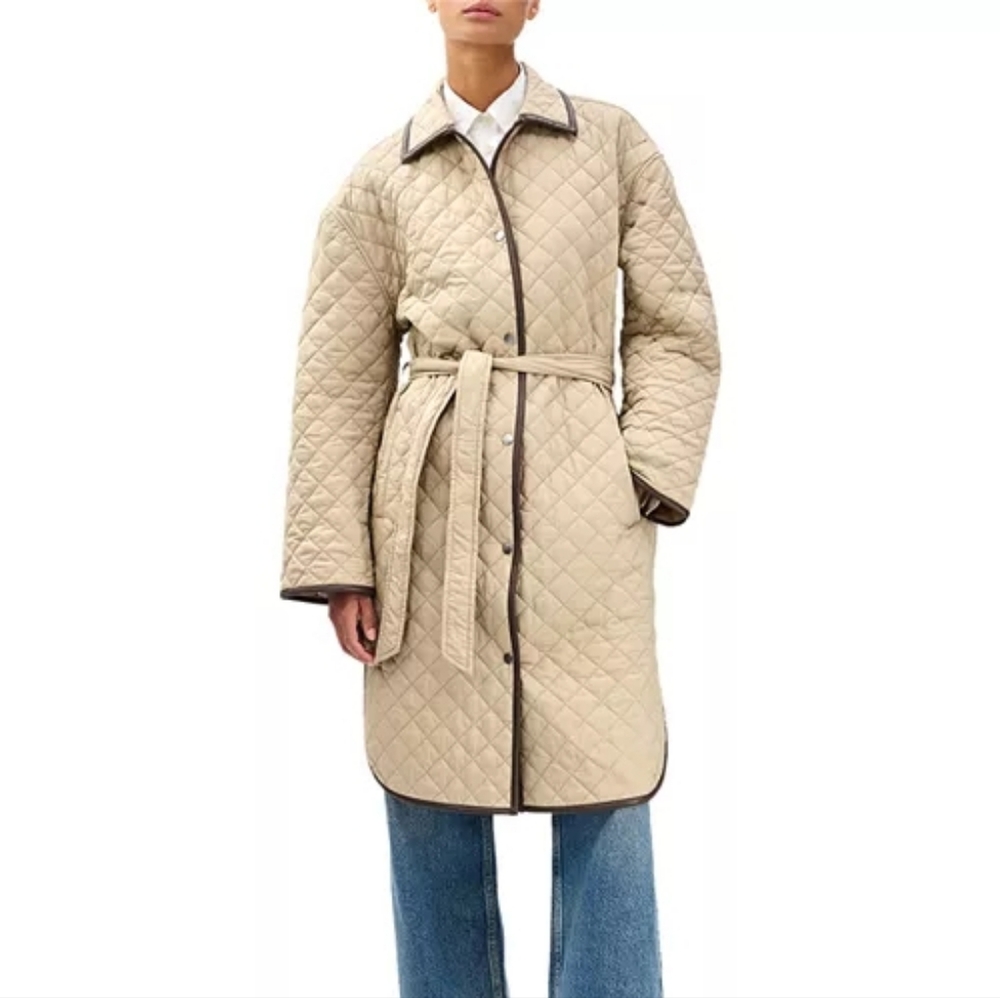NWT Rag & Bone Tan Kelly Quilted Jacket